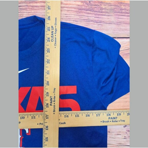 Texas Rangers Nike Dri-Fit Mens Blue TShirt Small - Picture 8 of 8
